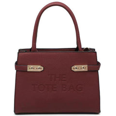 Hanna 'The Tote Bag' Women's Handbag - Burgundy